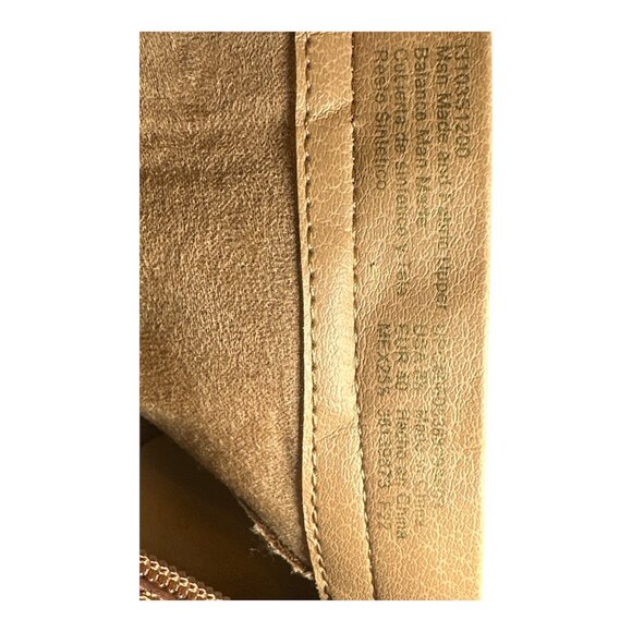 Sam & Libby Cognac Boots 8.5 Floral Buckle - Picture 11 of 13